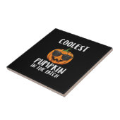 Halloween Coolste Pompoen Patch Kostuum Mannen Jon Tegeltje (Zijkant)