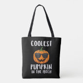 Halloween Coolste Pompoen Patch Kostuum Mannen Jon Tote Bag (Achterkant)