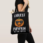 Halloween Coolste Pompoen Patch Kostuum Mannen Jon Tote Bag (Dichtbij)