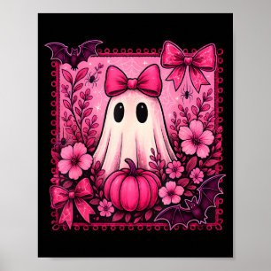 Halloween Coquette Boog Cute Geest Bloem Meisje Vr Poster