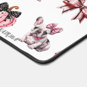 Halloween Coquette Bulldog Bow Bureaumat (Hoek)