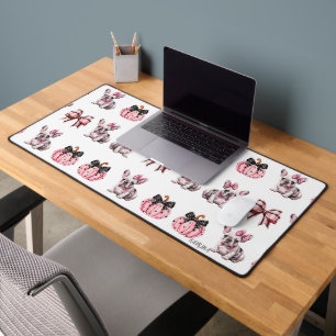 Halloween Coquette Bulldog Bow Bureaumat