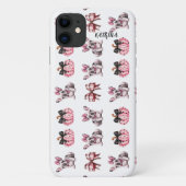 Halloween Coquette Bulldog Bow pompoen iPhone 11 Case-Mate iPhone Case (Achterkant)