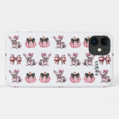 Halloween Coquette Bulldog Bow pompoen iPhone 11 Case-Mate iPhone Case (Achterkant (horizontaal))
