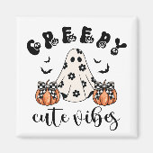 Halloween Coquette Creepy Cute Vibes Magneet (Voorkant)