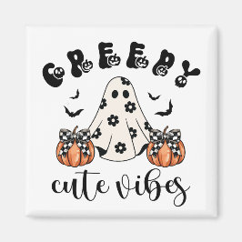 Halloween Coquette Creepy Cute Vibes  Magneet