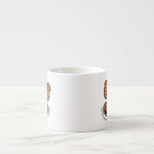 Halloween Coquette Pumpkins Seizoen Om Spooky Te Z Espresso Kop (Voorkant)