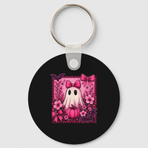 Halloween Coquette Strik Cute Geest Bloem Meisje V Sleutelhanger