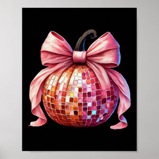 Halloween Coquette Vrouwen Meisjes Pompoen Herfst  Poster