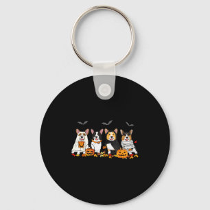 Halloween Corgi Geest Soky Corgi Liefhebbers Hond Sleutelhanger