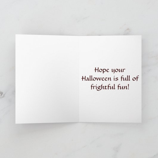 Halloween Corgi Kaart (Binnen)