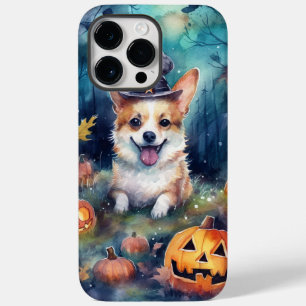 Halloween Corgi met pompoenen eng Case-Mate iPhone 14 Pro Max Hoesje