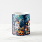 Halloween Corgi met pompoenen eng Koffiemok (Center)