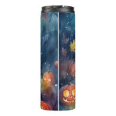 Halloween Corgi met pompoenen eng Thermosbeker (Achterkant)