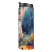 Halloween Corgi met pompoenen eng Thermosbeker (Geroteerd rechts)