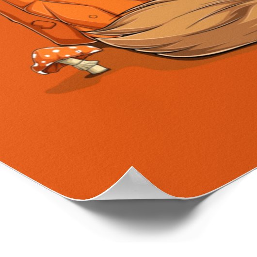 Halloween Corgi Poster (Hoek)