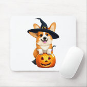 Halloween Corgi Witch Pet Muismat (Met muis)