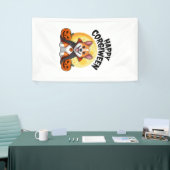 Halloween Corgiween, Griezeld Corgi Hond Spandoek (Beurs)