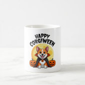 Halloween Corgiween, Spooky Corgi Dog Koffiemok (Center)