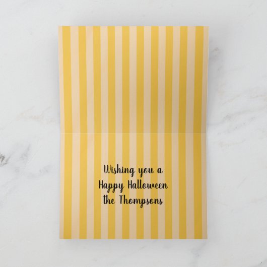 Halloween Corn-Snoep glimlachen Kaart (Binnen)