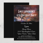 Halloween Cosmic Birthday Kaart (Voorkant / Achterkant)