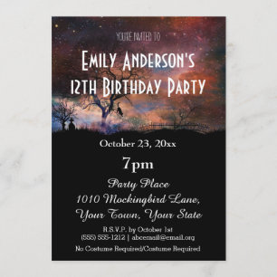 Halloween Cosmic Birthday Kaart