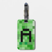 Halloween Cosplay Initiaal Letter A RPG Gamer Pixe Bagagelabel (Achterkant verticaal)