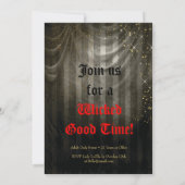 Halloween Costume Ball-uitnodigingen Kaart (Achterkant)