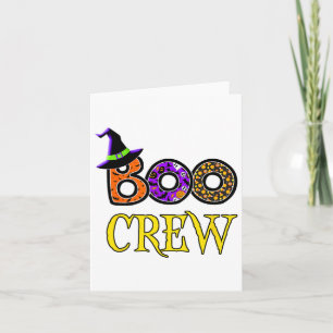 Halloween Costume Boo Crew Kaart