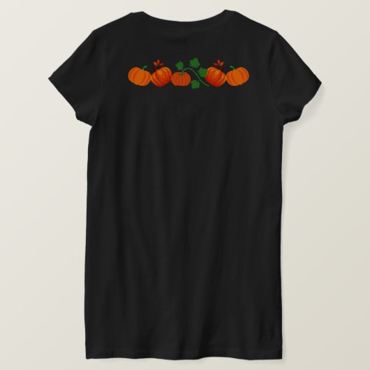Halloween Costume BOO Crew Pumpkin Patch Spooky T-shirt (Design achterkant)
