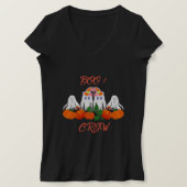 Halloween Costume BOO Crew Pumpkin Patch Spooky T-shirt (Design voorkant)