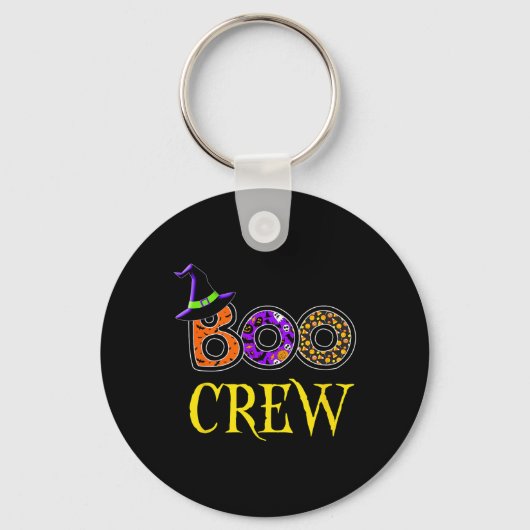 Halloween Costume Boo Crew Sleutelhanger (Voorkant)