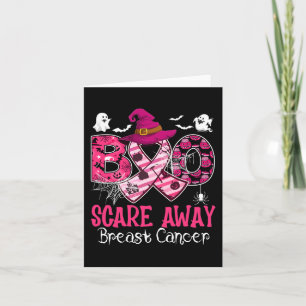 Halloween Costume Boo Scare Away Breast Cancer Kaart