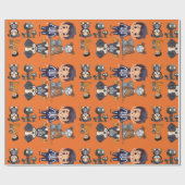 Halloween Costume Cadeaupapier (Vlak)