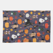 Halloween Costume Dogs Kitchen Hand Towel Theedoek (Horizontaal)
