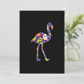 Halloween Costume Flamingo Ghost Snoep Gift Save The Date (Staand voorkant)
