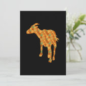Halloween Costume Goat Gift Save The Date (Staand voorkant)