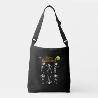 Halloween Costume Happy Scary Skeleton Dancing Crossbody Tas