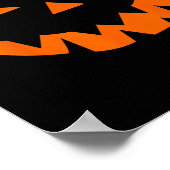 Halloween Costume Jack O' Lantern Pumpkin Face Wom Poster (Hoek)