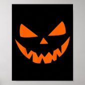 Halloween Costume Jack O' Lantern Pumpkin Face Wom Poster (Voorkant)