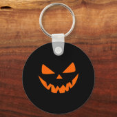Halloween Costume Jack O' Lantern Pumpkin Face Wom Sleutelhanger (Voorkant)