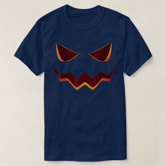 Halloween Costume Jack O' Lantern Pumpkin Face Wom T-shirt (Design voorkant)