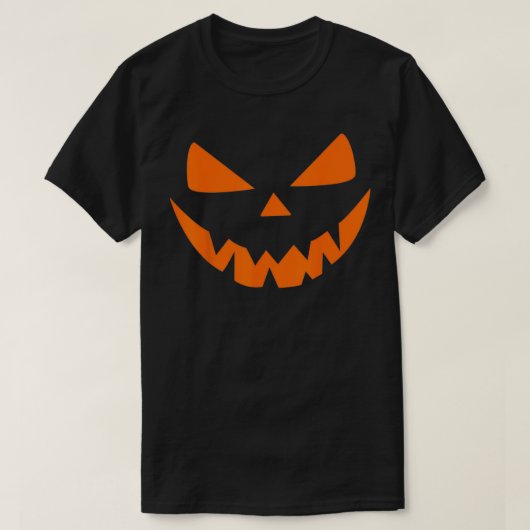 Halloween Costume Jack O' Lantern Pumpkin Face Wom T-shirt (Design voorkant)