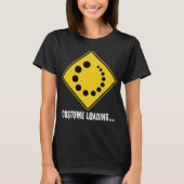 Halloween Costume Loading Yellow Road Sign T-shirt (Voorkant)