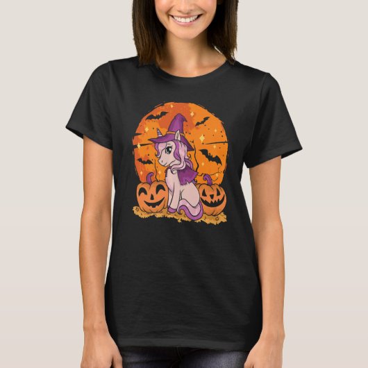Halloween Costume Magical Witchcraft Cute Witch Un T-shirt (Voorkant)