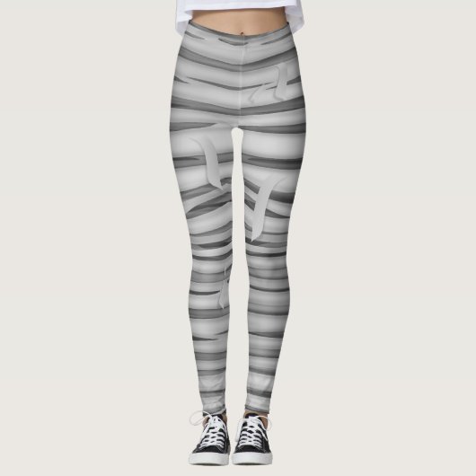 Halloween Costume Mummy Bandages Leggings (Voorkant)