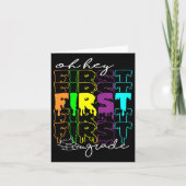 Halloween Costume Oh First Grade Teachers Stud Kaart (Voorkant)