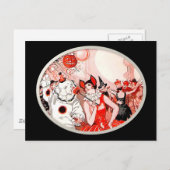 Halloween Costume Party Briefkaart (Voorkant / Achterkant)