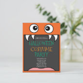 Halloween Costume Party Briefkaart (Staand voorkant)