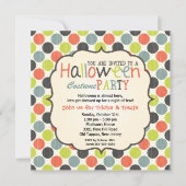 Halloween Costume Party Colorful and Fun Kaart (Voorkant)